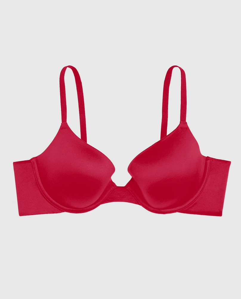 Comfort Lightly Lined Demi Bra Cosmo Red