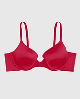 Comfort Lightly Lined Demi Bra Cosmo Red