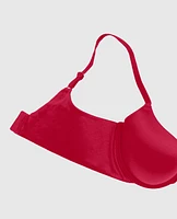 Comfort Lightly Lined Demi Bra Cosmo Red