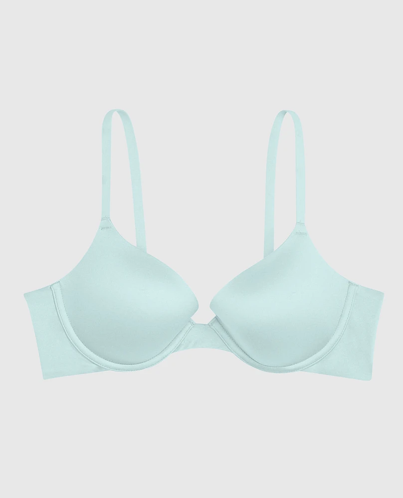 Comfort Lightly Lined Demi Bra Vista Blue