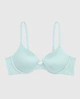 Comfort Lightly Lined Demi Bra Vista Blue