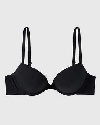 Cotton Push Up Bra Black