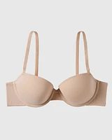 Cotton Lightly Lined Demi Bra Rosetan