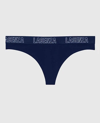 Thong Panty with Logo Band