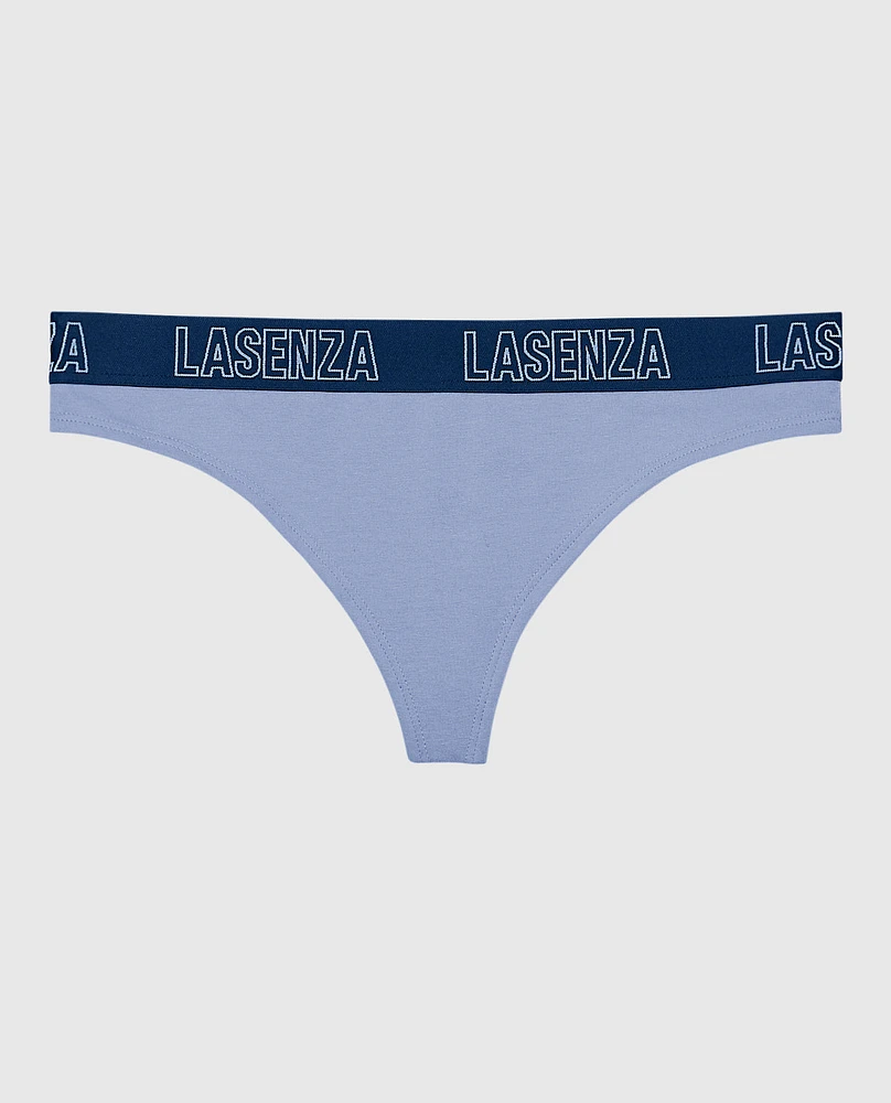 Tanga avec bande à logo