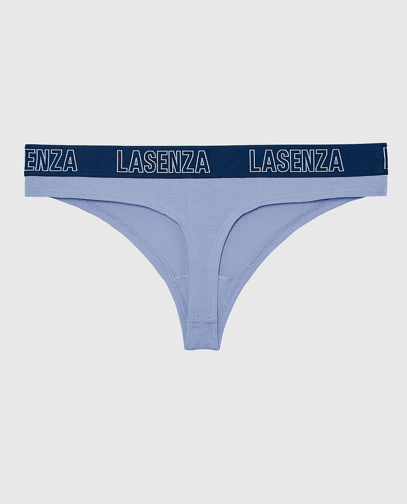 Tanga avec bande à logo