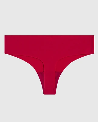 No Show Thong Panty Cosmo Red