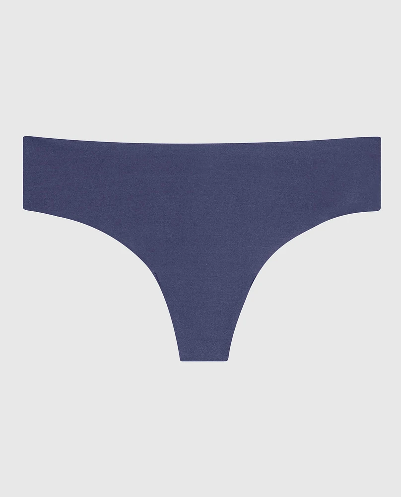 No Show Thong Panty Dusk Blue