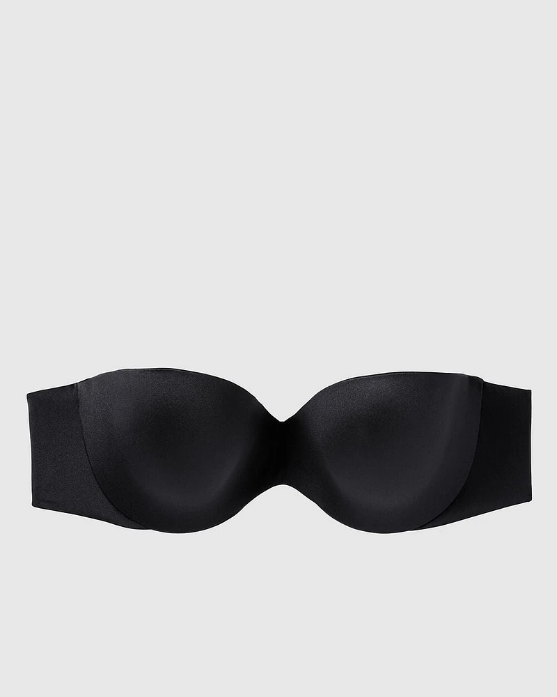 Doux soutien-gorge sans bretelles légèrement doublé