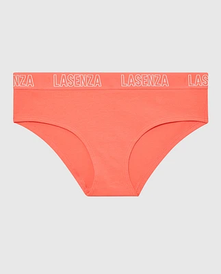 Culotte taille basse avec bande à logo