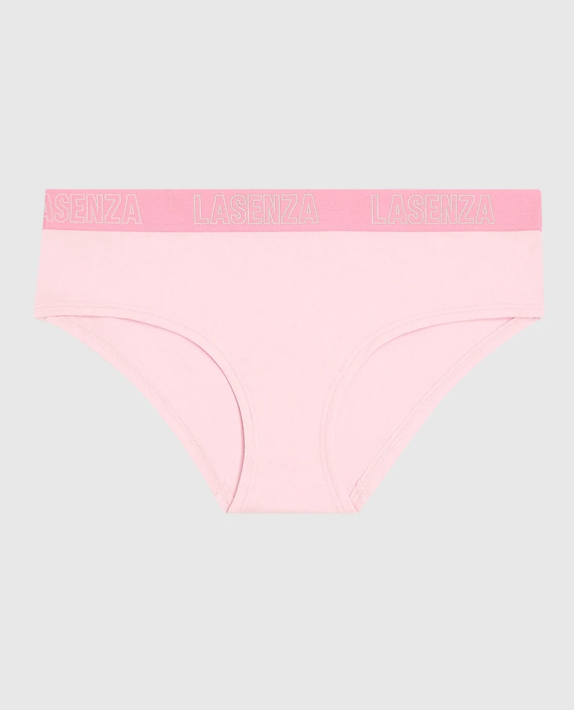 Hipster Panty with Logo Pink