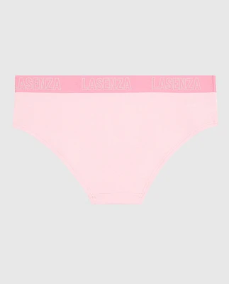 Hipster Panty with Logo Pink