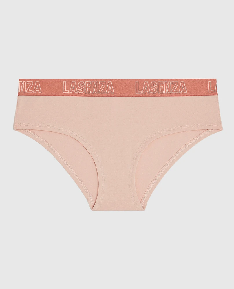 Hipster Panty with Logo Peaceful Peach