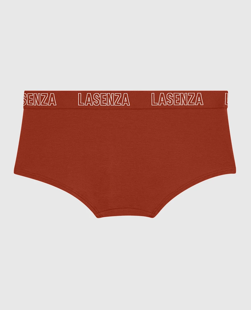 Smooth Boyshort Panty with Logo Band
