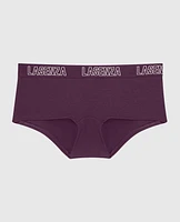 Smooth Boyshort Panty with Logo Band