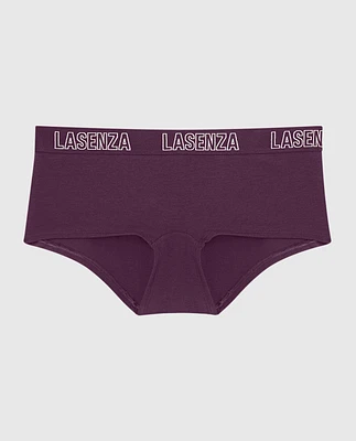 Smooth Boyshort Panty with Logo Band