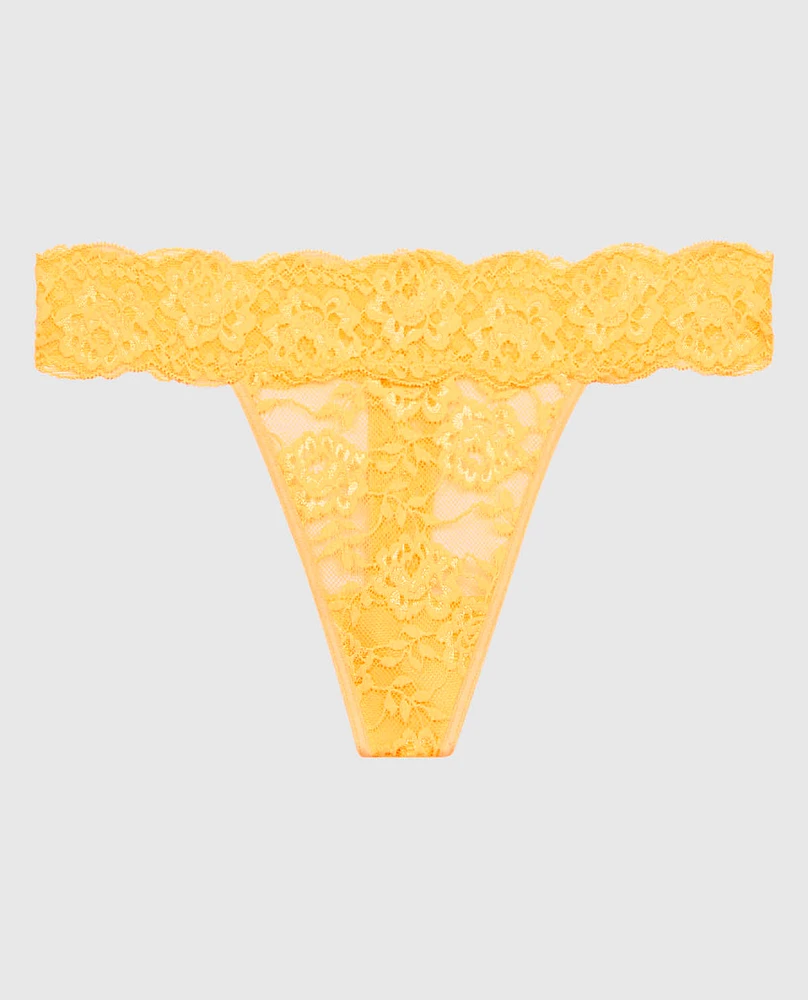 Lace Thong Panty