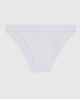 High Leg Cheeky Panty with Logo Lavender Cake