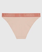 High Leg Cheeky Logo Panty Peaceful Peach