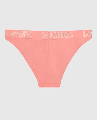 High Leg Cheeky Panty with Logo Band