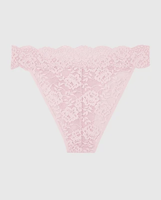 Lace High Leg Cheeky Panty