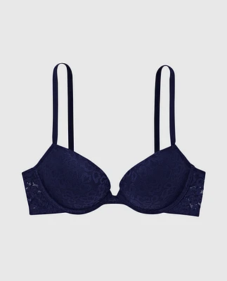 Soutien-gorge pigeonnant en dentelle