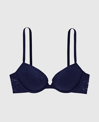 Push Up Bra with Allover Lace