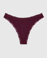 Ultrasoft Modal High Leg Thong Panty