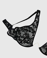 Soutien-gorge en dentelle non doublée