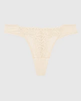 Lace High Leg Thong Panty