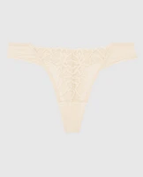 Lace High Leg Thong Panty