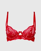 Unlined Balconette Lace Bra