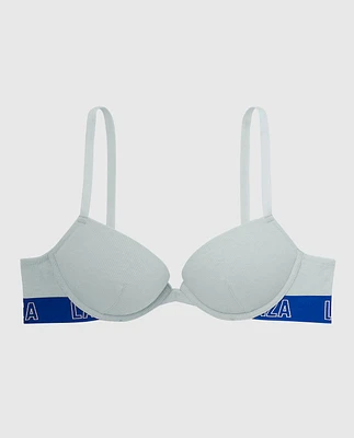 Soutien-gorge pigeonnant en doux coton