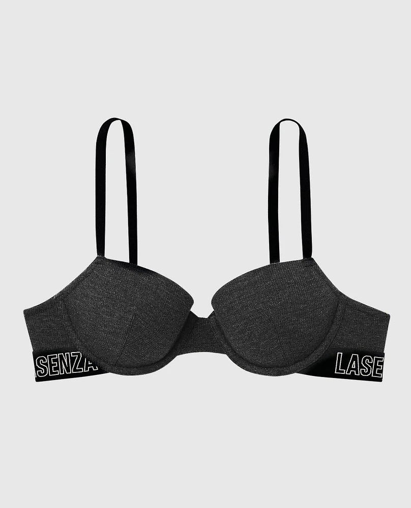 Smooth Cotton Lightly Lined Demi Bra