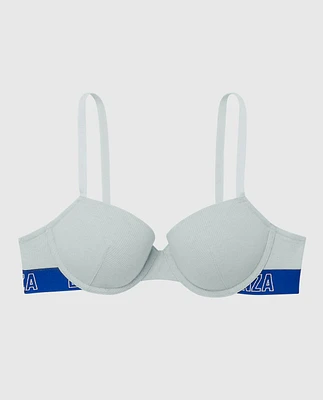 Smooth Cotton Lightly Lined Demi Bra