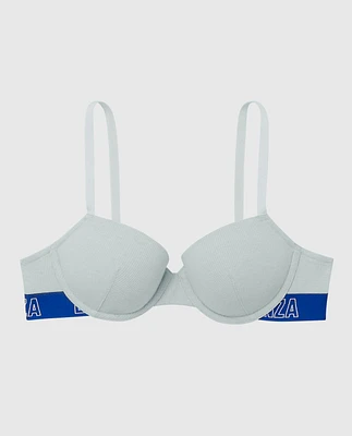 Smooth Cotton Lightly Lined Demi Bra