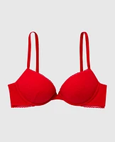 Soutien-gorge pigeonnant en doux coton