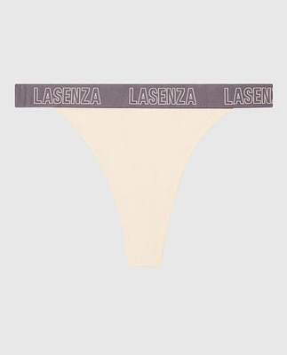 Thong Panty with Logo Band