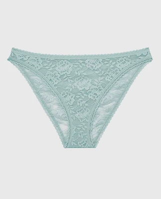 Culotte bikini avec bordure à pois
