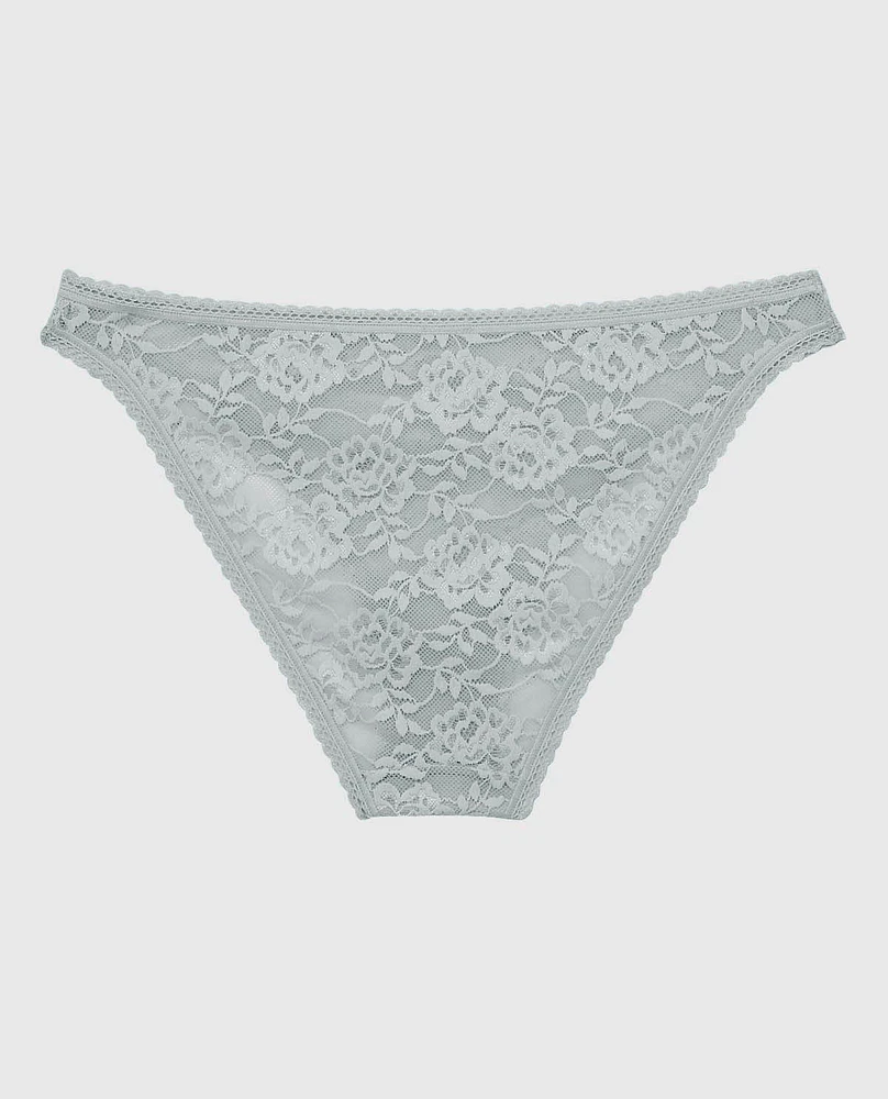Culotte bikini avec bordure à pois