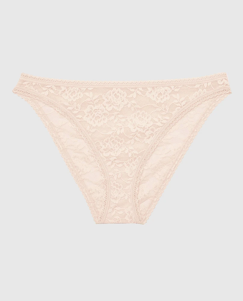 Bikini Panty with Picot Trim