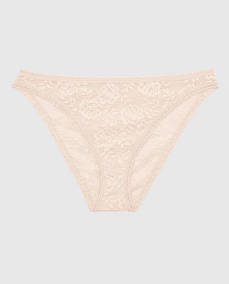 Bikini Panty with Picot Trim