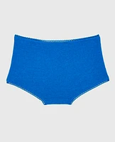 Boyshort Panty with Picot Trim