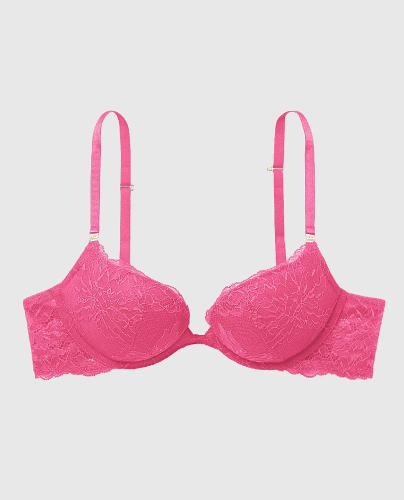 Soutien-gorge pigeonnant en dentelle