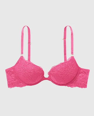 Soutien-gorge pigeonnant en dentelle