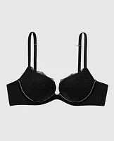 Push Up Bra with Allover Lace