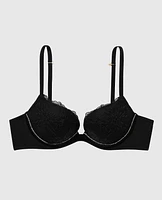 Soutien-gorge pigeonnant en dentelle