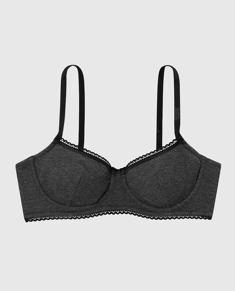 Soutien-gorge balconnet non doublé