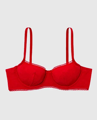 Unlined Balconette Bra