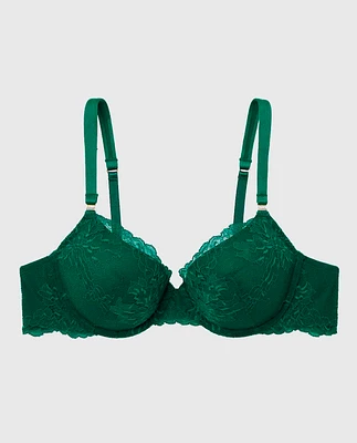 Soutien-gorge couvrant légèrement doublé en dentelle